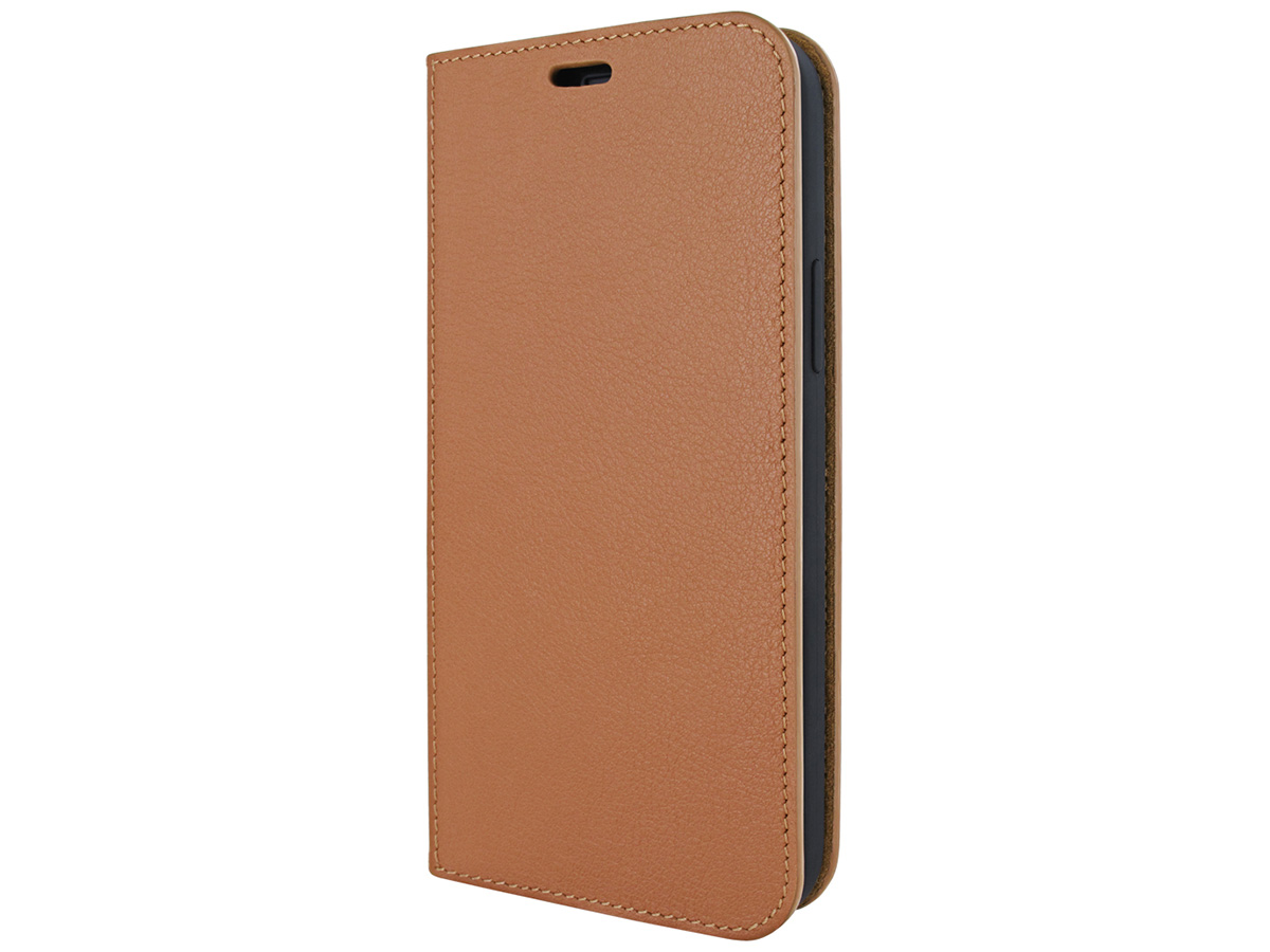 Piel Frama Leather Case Book Style Tan Bruin - iPhone 16 Pro hoesje