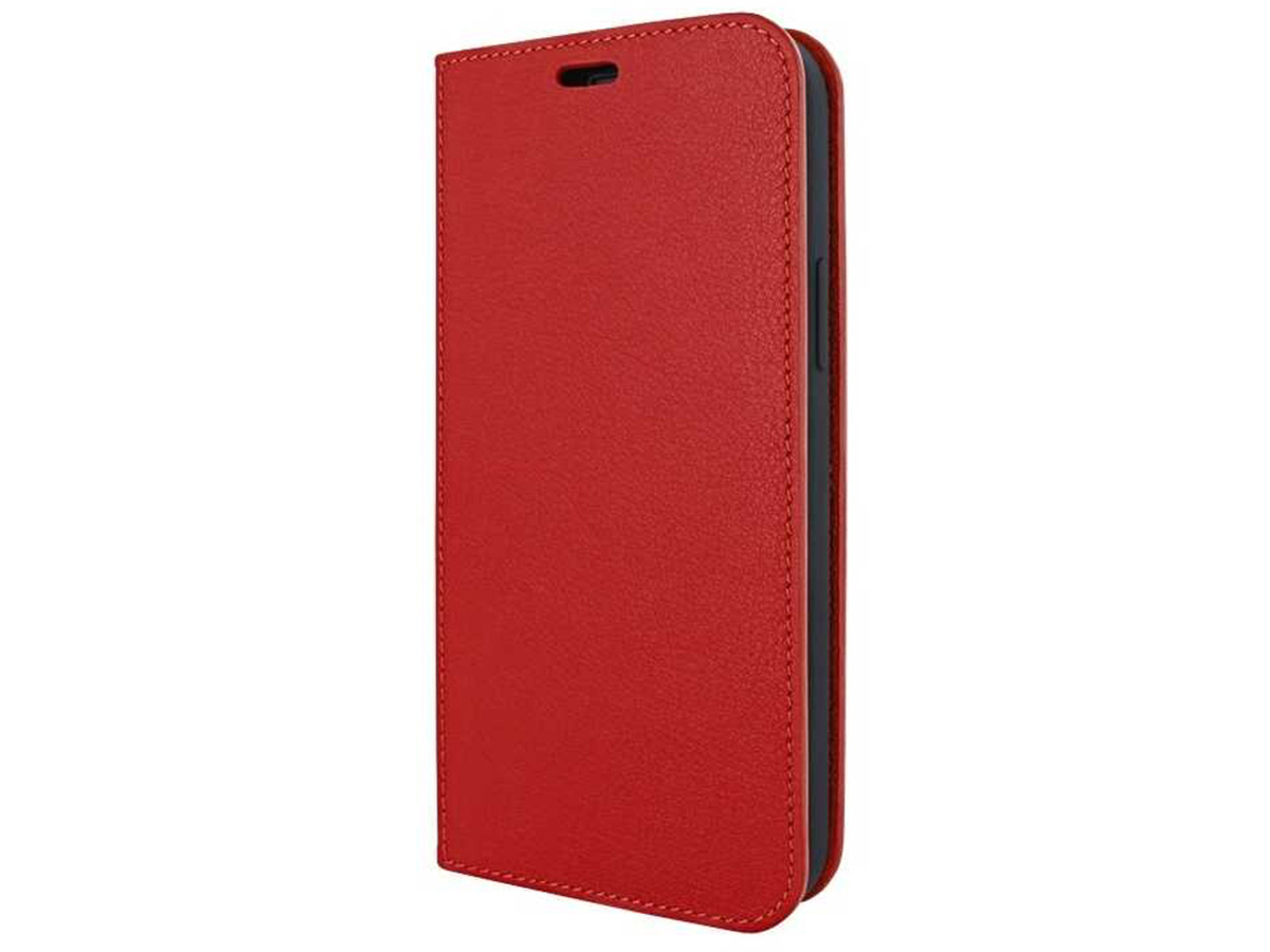 Piel Frama Leather Case Book Style Rood - iPhone 16 Pro hoesje