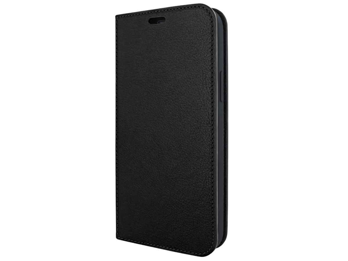 Piel Frama Leather Case Book Style Zwart - iPhone 16 Pro hoesje