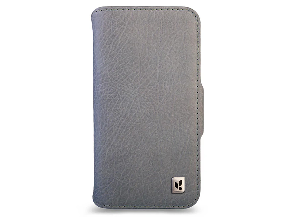 Vaja 2in1 Wallet Leather Case MagSafe Jean - iPhone 16 Pro Hoesje Leer