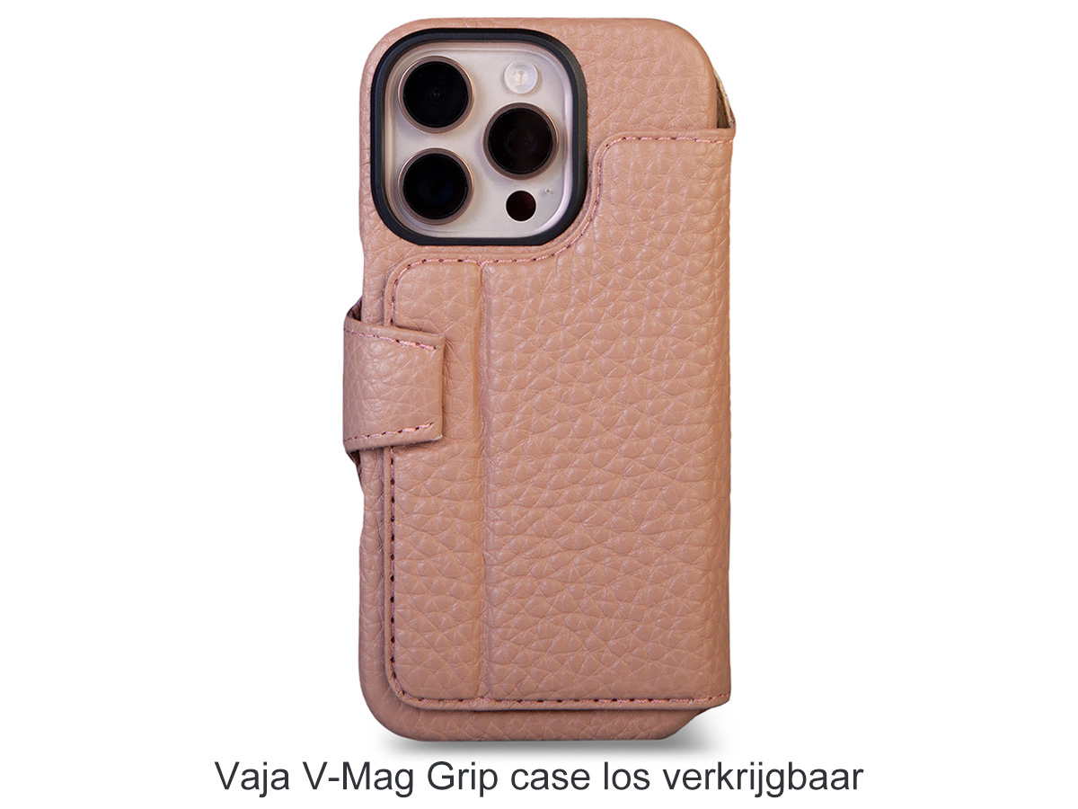 Vaja V-Mag Wallet Wrap Tuscany - iPhone 16 Pro Omslag met Pashouder