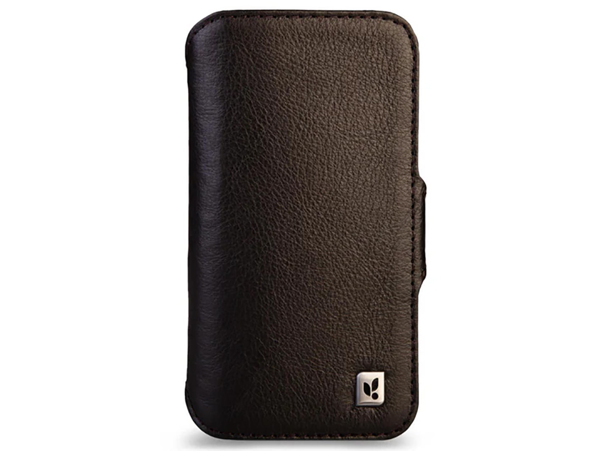 Vaja V-Mag Napa Leather Wallet Case MagSafe - iPhone 16 Pro Hoesje Leer