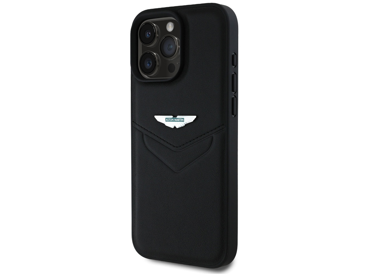 Aston Martin Leather Victory Case - iPhone 16 Pro Max hoesje