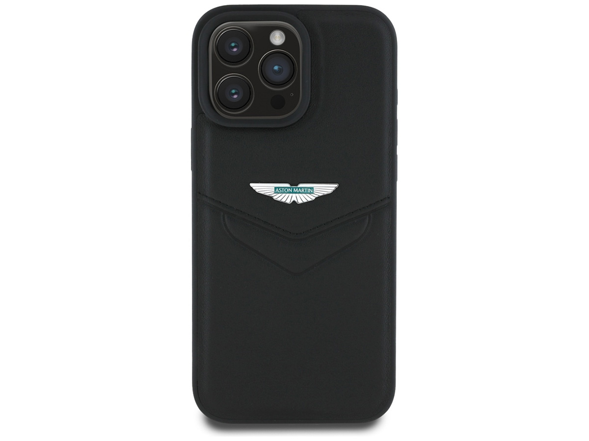 Aston Martin Leather Victory Case - iPhone 16 Pro Max hoesje