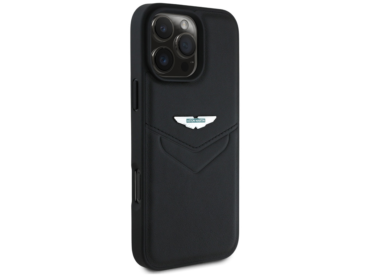 Aston Martin Leather Victory Case - iPhone 16 Pro Max hoesje