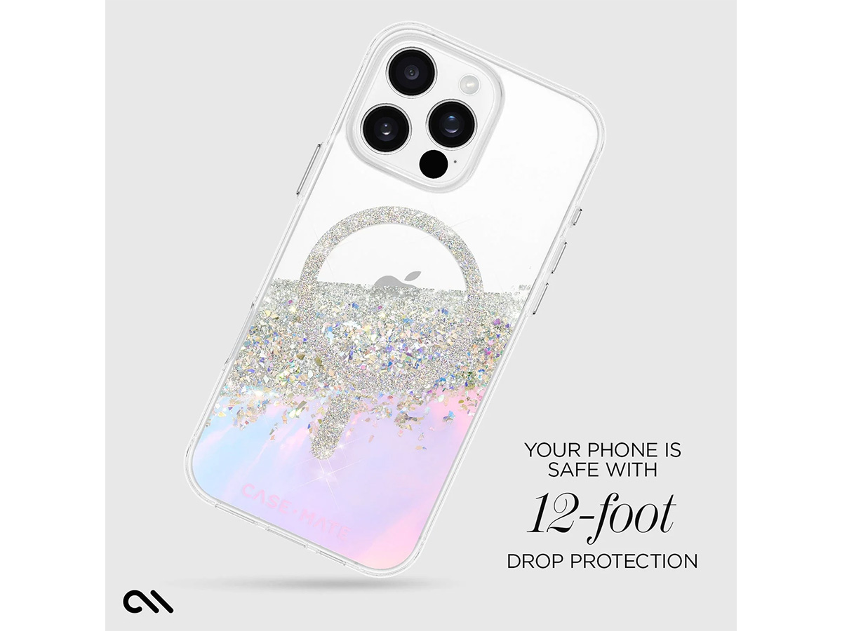 Case-Mate Karat Soap Bubble MagSafe Case - iPhone 16 Pro Max hoesje