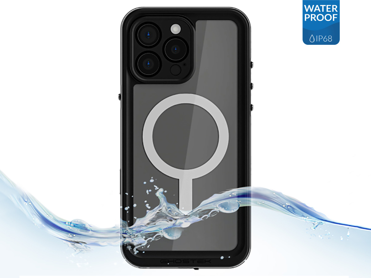 Ghostek Nautical Slim Clear IP68 Waterdicht iPhone 16 Pro Max hoesje