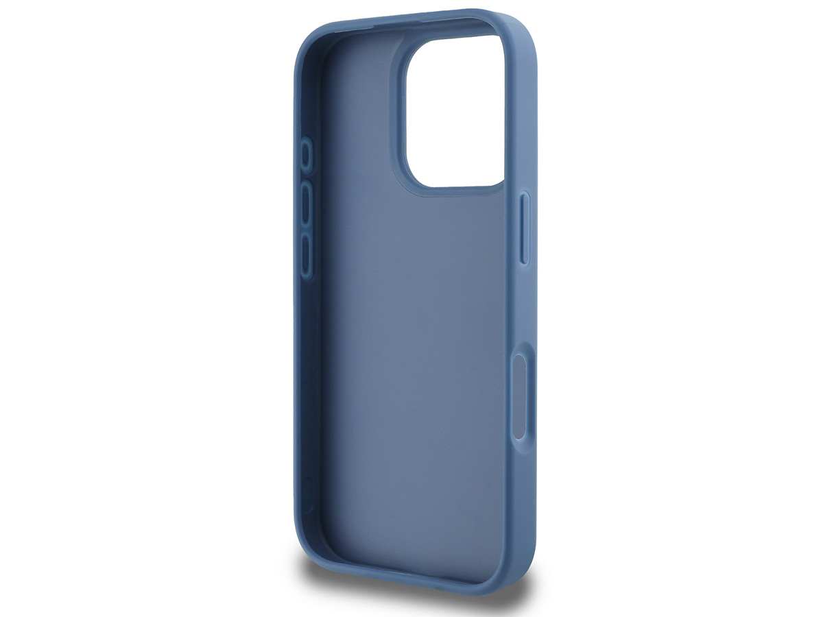 Guess Big 4G Monogram Case Blauw - iPhone 16 Pro Max hoesje