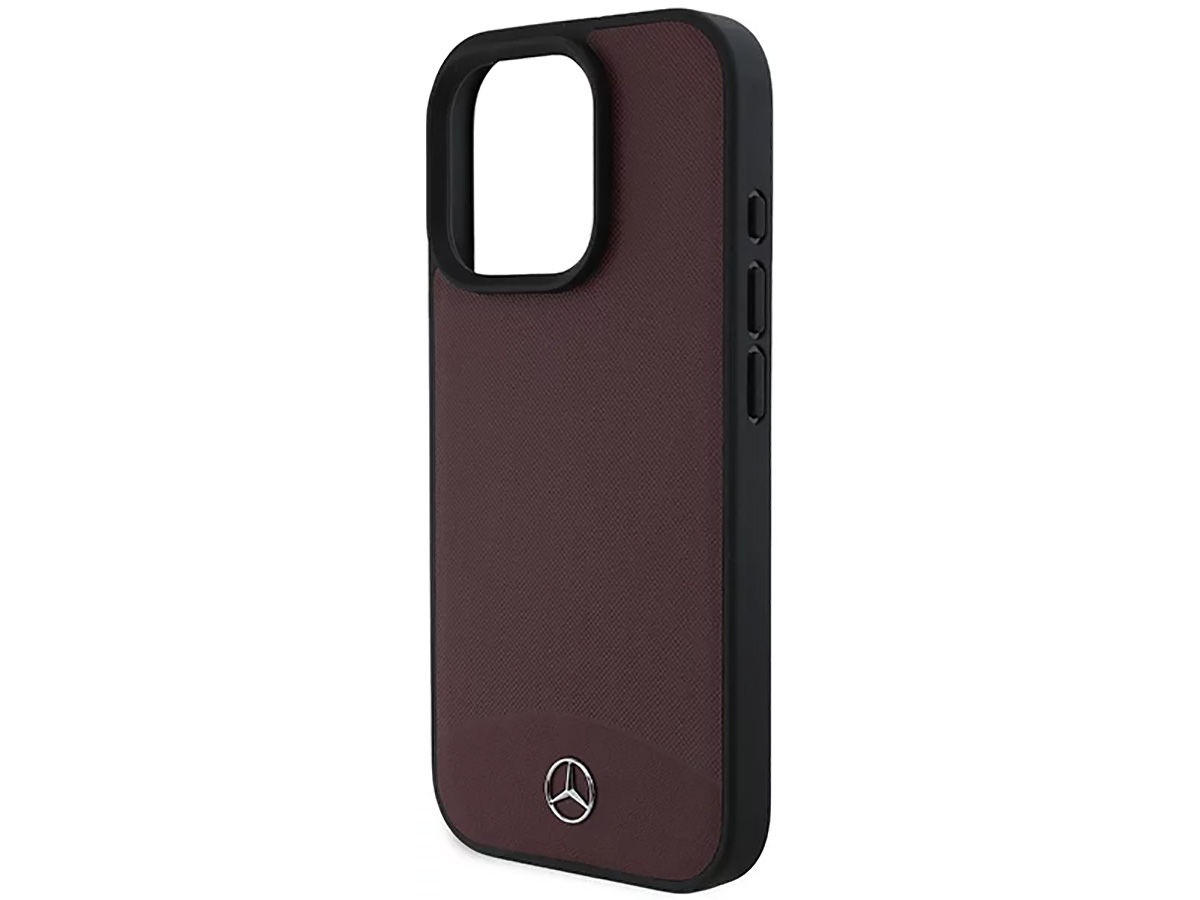 Mercedes-Benz Textured MagSafe Case Rood - iPhone 16 Pro Max hoesje