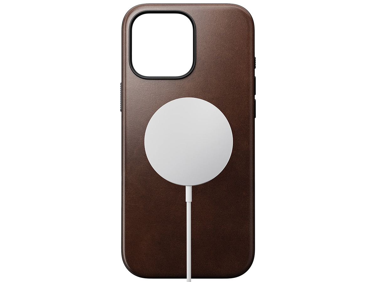 Nomad Modern Horween Leather Case Bruin - iPhone 16 Pro Max hoesje