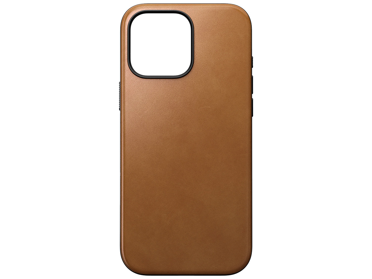 Nomad Modern Leather Case Cognac - iPhone 16 Pro Max hoesje