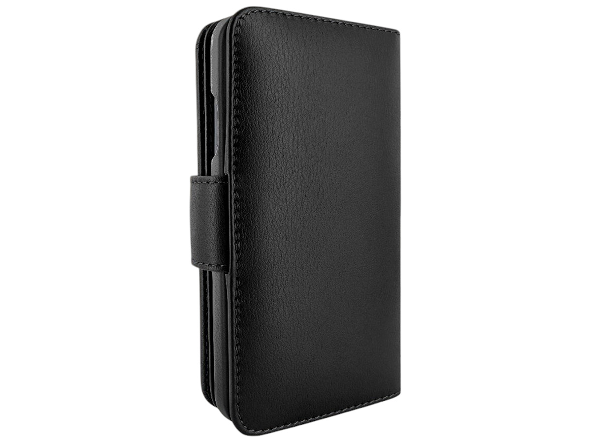 Piel Frama WalletMagnum Leather Case Zwart - iPhone 16 Pro Max hoesje