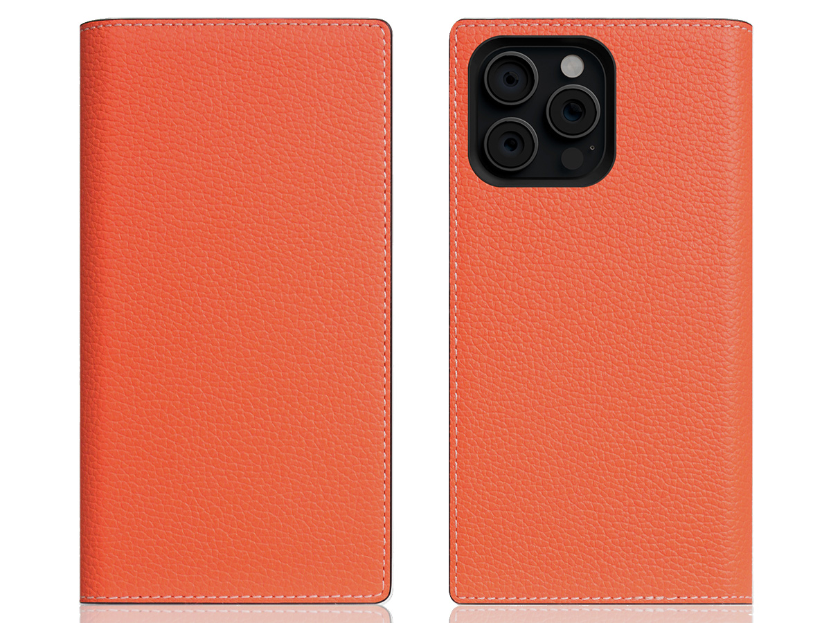 SLG Design D8 2in1 Leather Folio Coral - iPhone 16 Pro Max hoesje