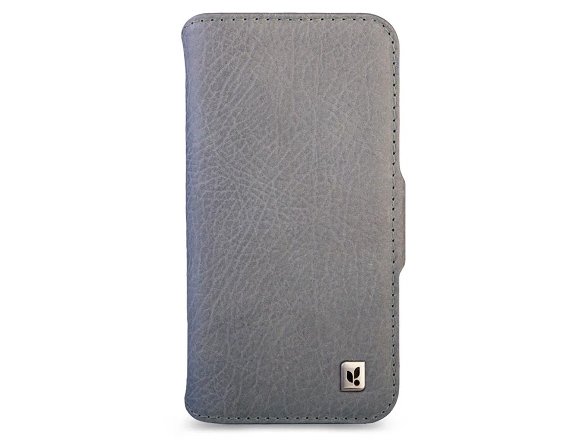 Vaja 2in1 Wallet Leather Case MagSafe Jean - iPhone 16 Pro Max Hoesje Leer