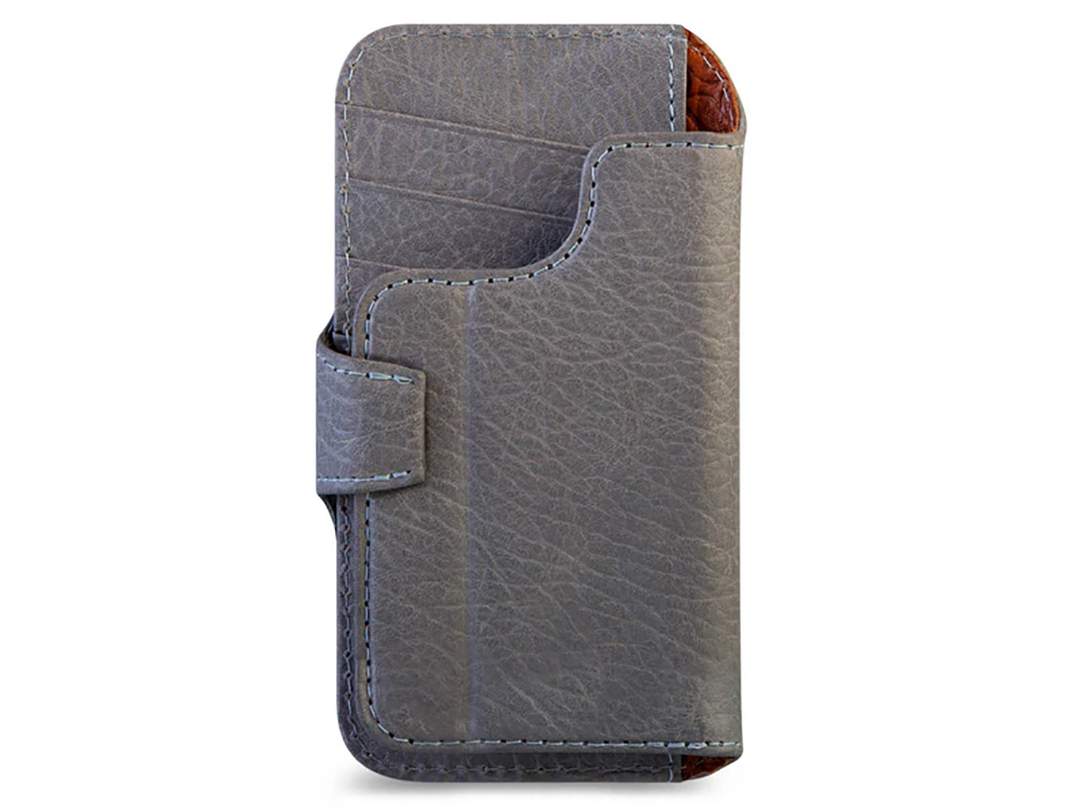 Vaja 2in1 Wallet Leather Case MagSafe Jean - iPhone 16 Pro Max Hoesje Leer