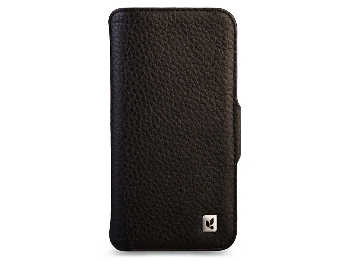 Vaja V-Mag Wallet Wrap Zwart - iPhone 16 Pro Max Omslag met Pashouder