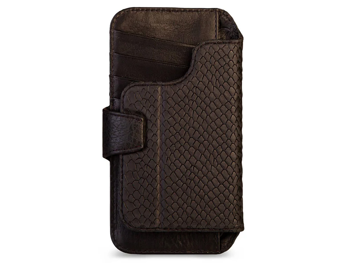 Vaja V-Mag Wallet Wrap Kobra - iPhone 16 Pro Max Omslag met Pashouder