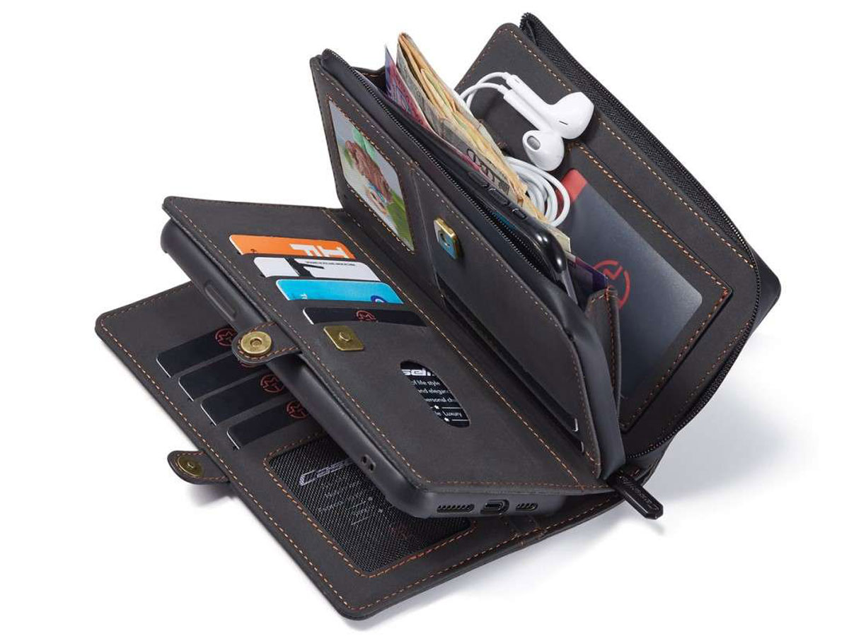 CaseMe Multi Wallet Hoesje iPhone SE | Zwart