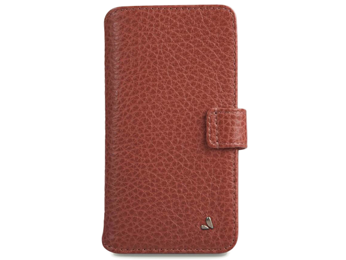 Vaja Wallet Agenda Case Cognac - iPhone 11 Hoesje Leer