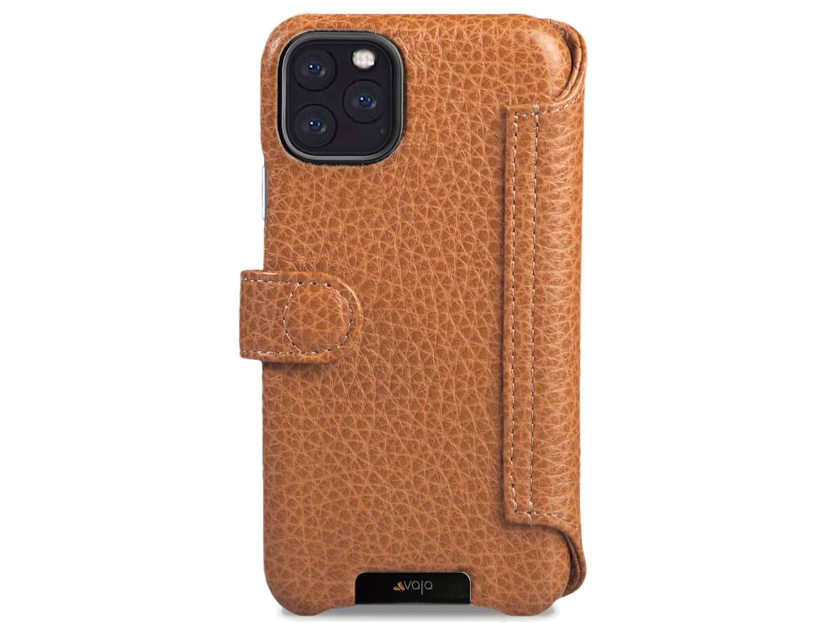 Vaja Wallet Agenda Case Bruin - iPhone 11 Pro Max Hoesje Leer