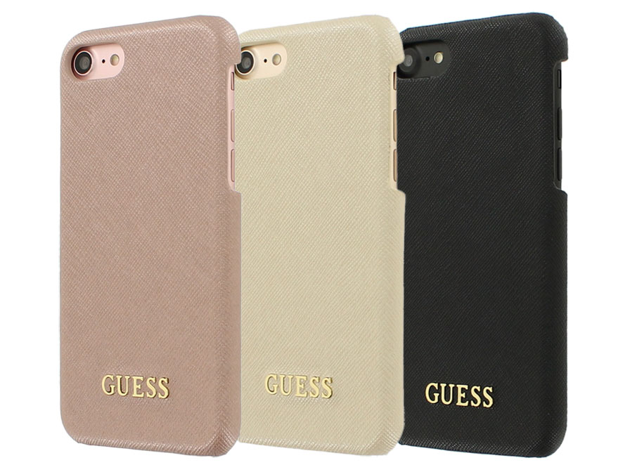 poll rouw ik heb dorst Guess Saffiano Hard Case | iPhone 8/7 hoesje