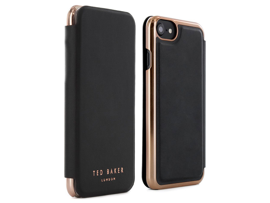 Surrey periode Grootste Ted Baker Shannon Folio Black | iPhone 8/7/6 Hoesje