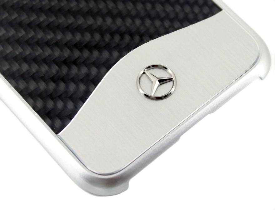 Discreet leeftijd functie Mercedes-Benz iPhone 8+/7+ hoesje | Carbon Hard Case