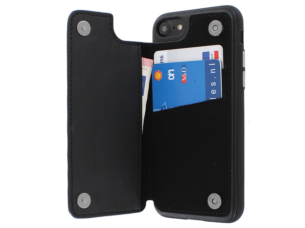 herten Open discretie Puloka Wallet Back Case | iPhone 8/7 hoesje