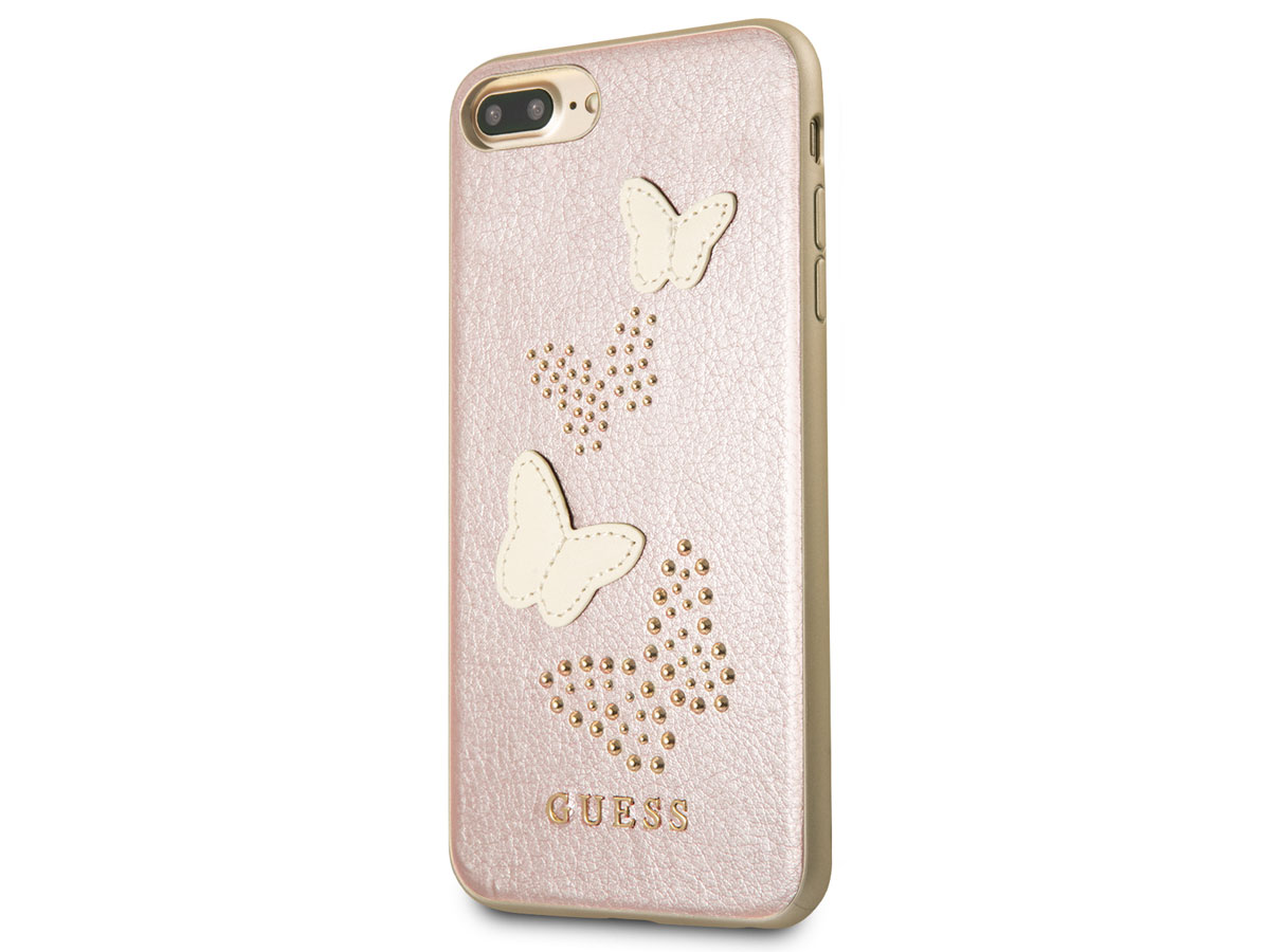 Guess Butterfly Studs Case - iPhone 8+/7+/6s+ hoesje