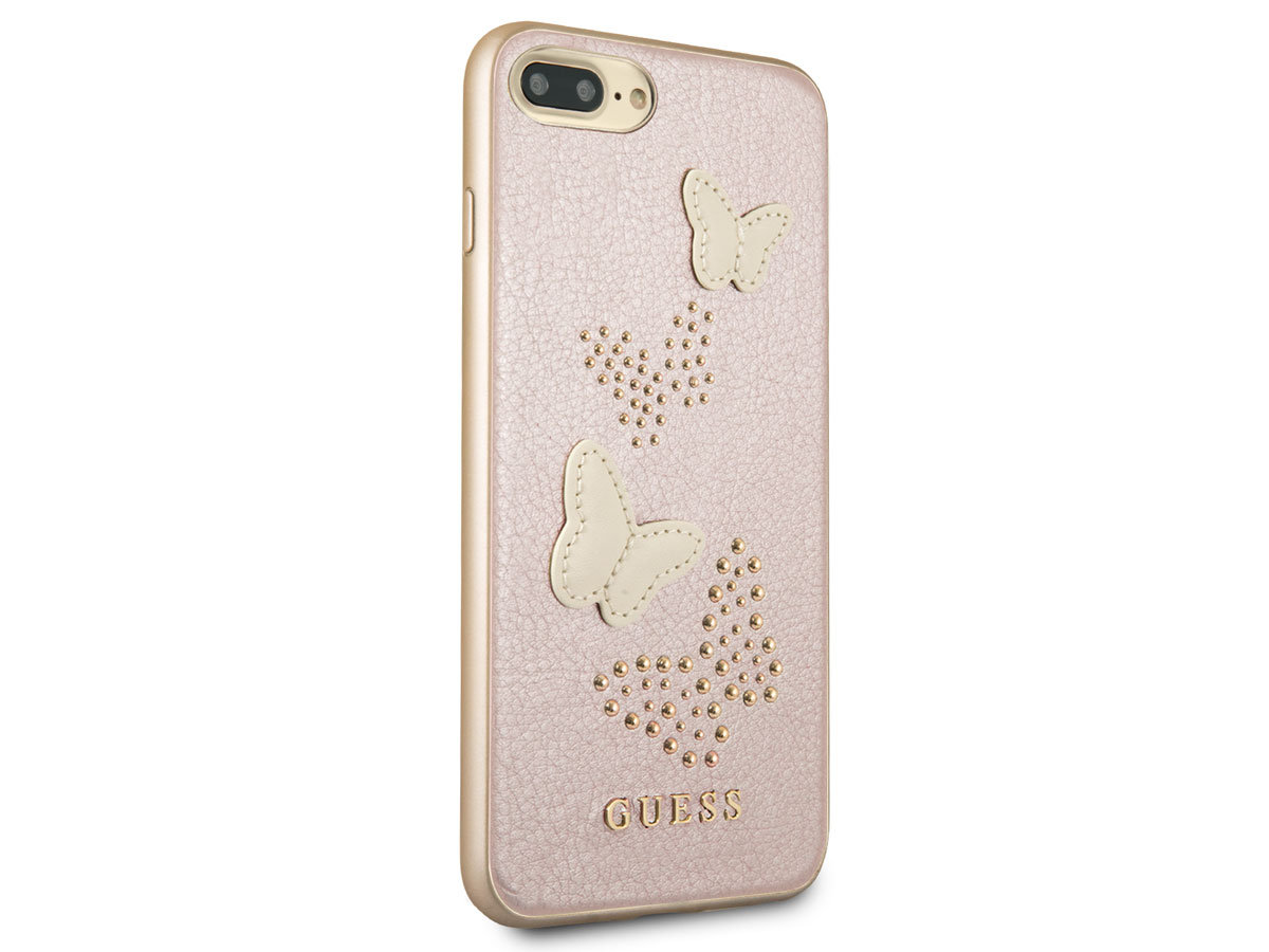 Guess Butterfly Studs Case - iPhone 8+/7+/6s+ hoesje