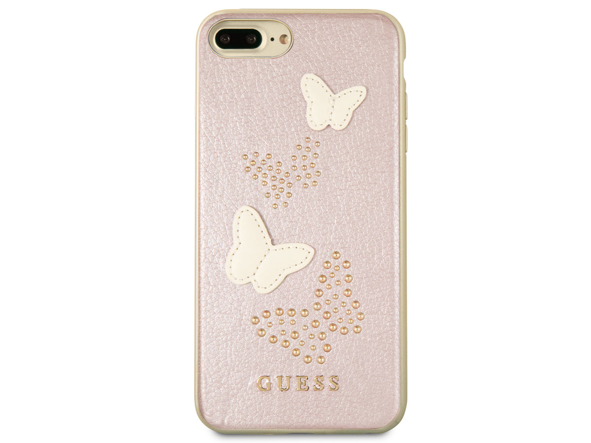 Guess Butterfly Studs Case - iPhone 8+/7+/6s+ hoesje