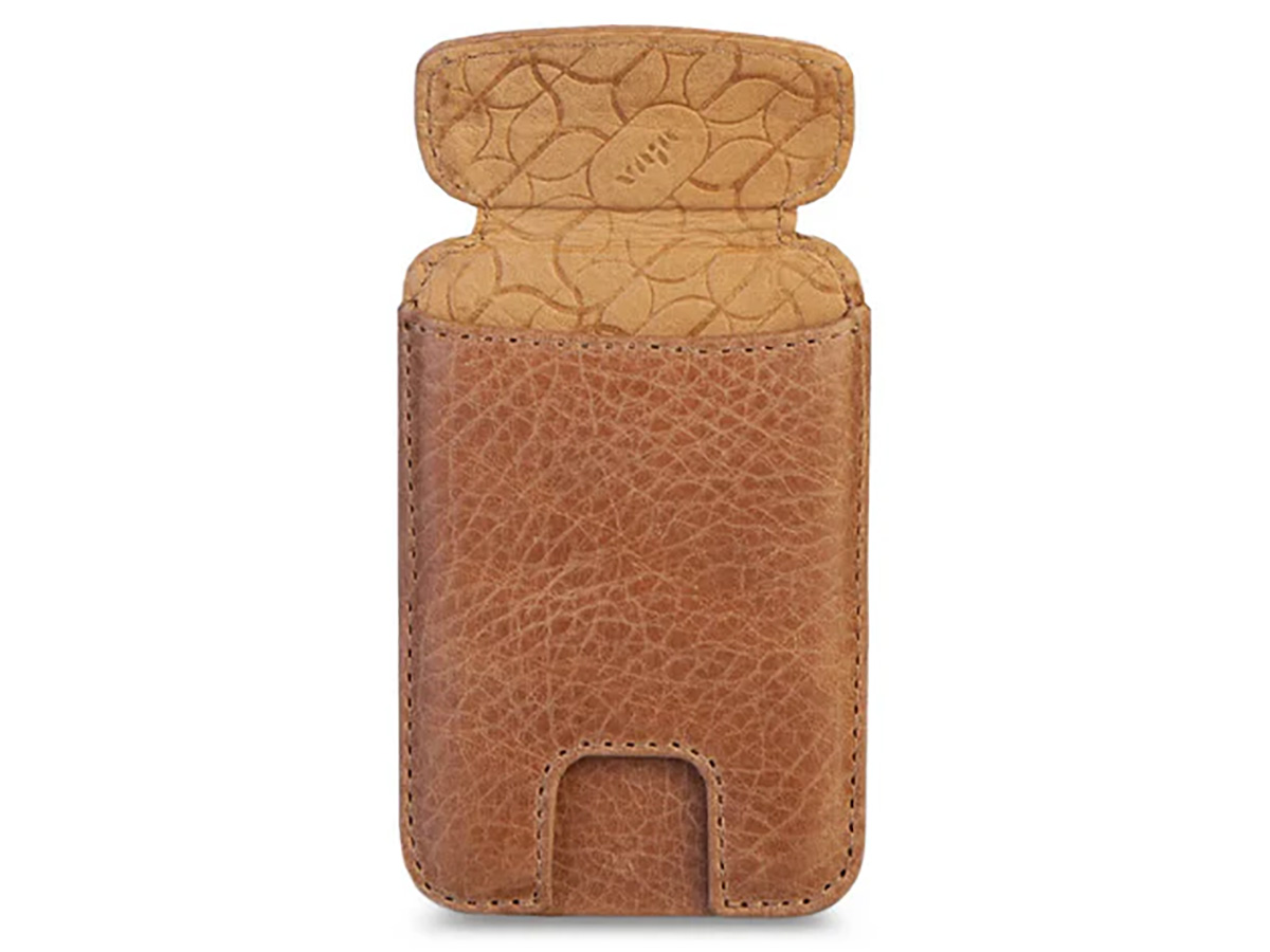 Vaja V-Mag Mini Wallet Camel - Magnetische Pashouder tot 7 Pasjes