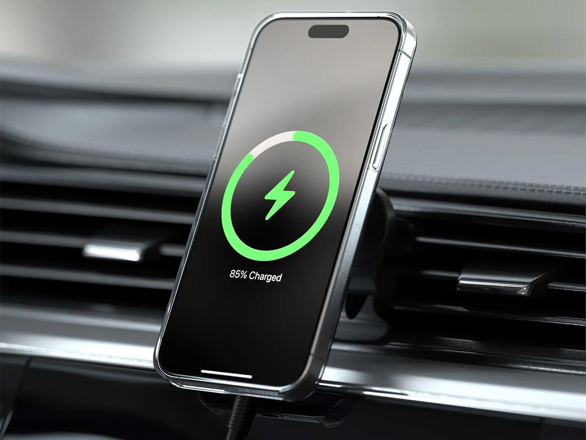 Satechi Qi2 Wireless Car Charger - MagSafe Autohouder met Lader