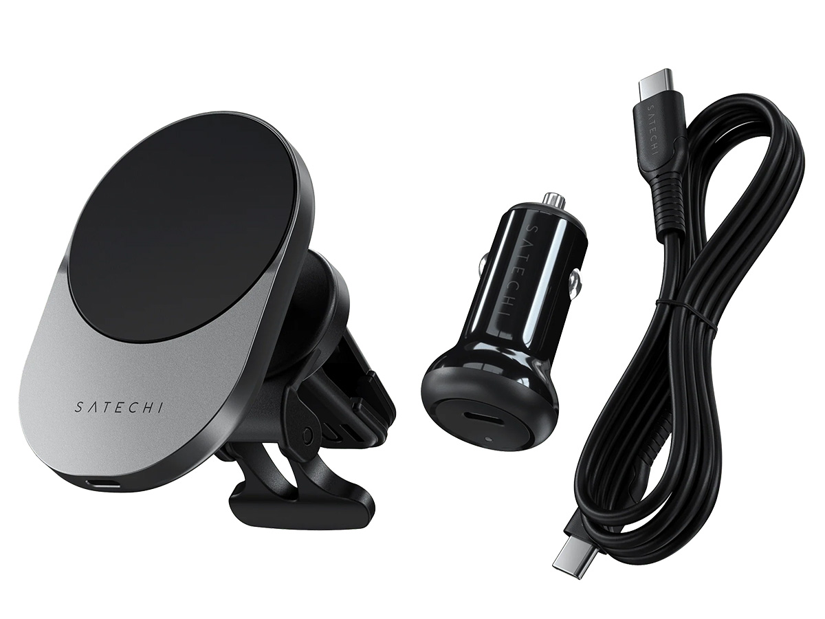 Satechi Qi2 Wireless Car Charger - MagSafe Autohouder met Lader