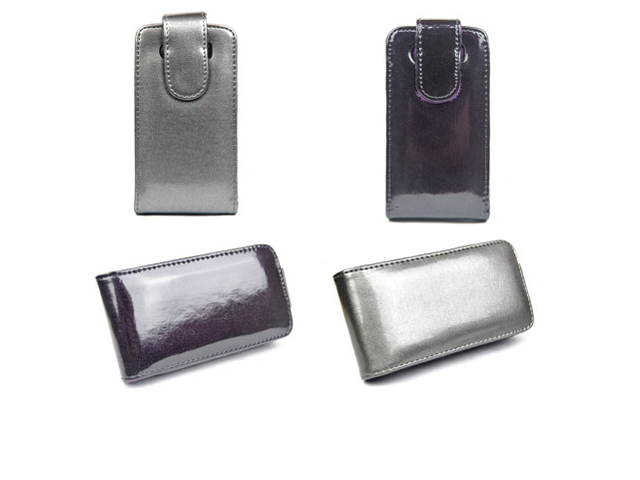 Shiny TopFlip Case voor Blackberry Curve 8900