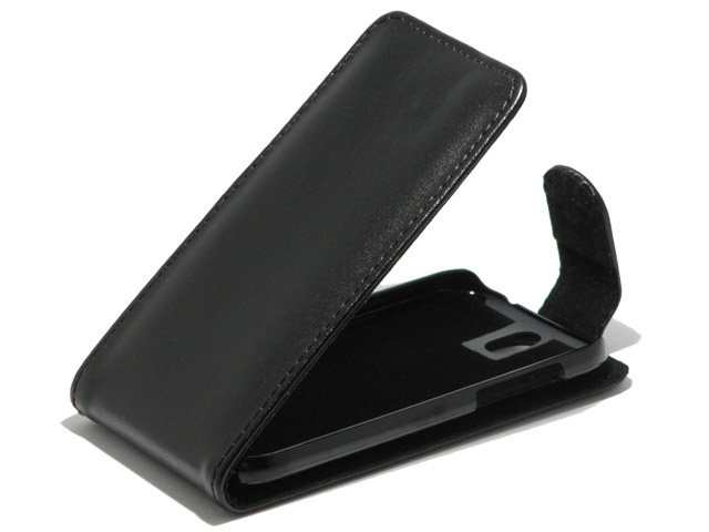 zelfmoord Voornaamwoord Gemengd Business Leather Flip Case voor HTC One SV