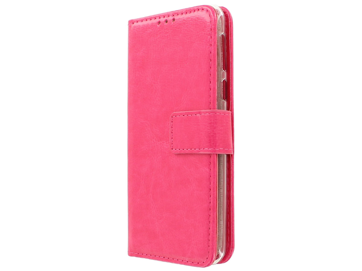 werk havik Omgaan HTC U Play Hoesje Roze Bookcase Flipcase Kopen? Klik!