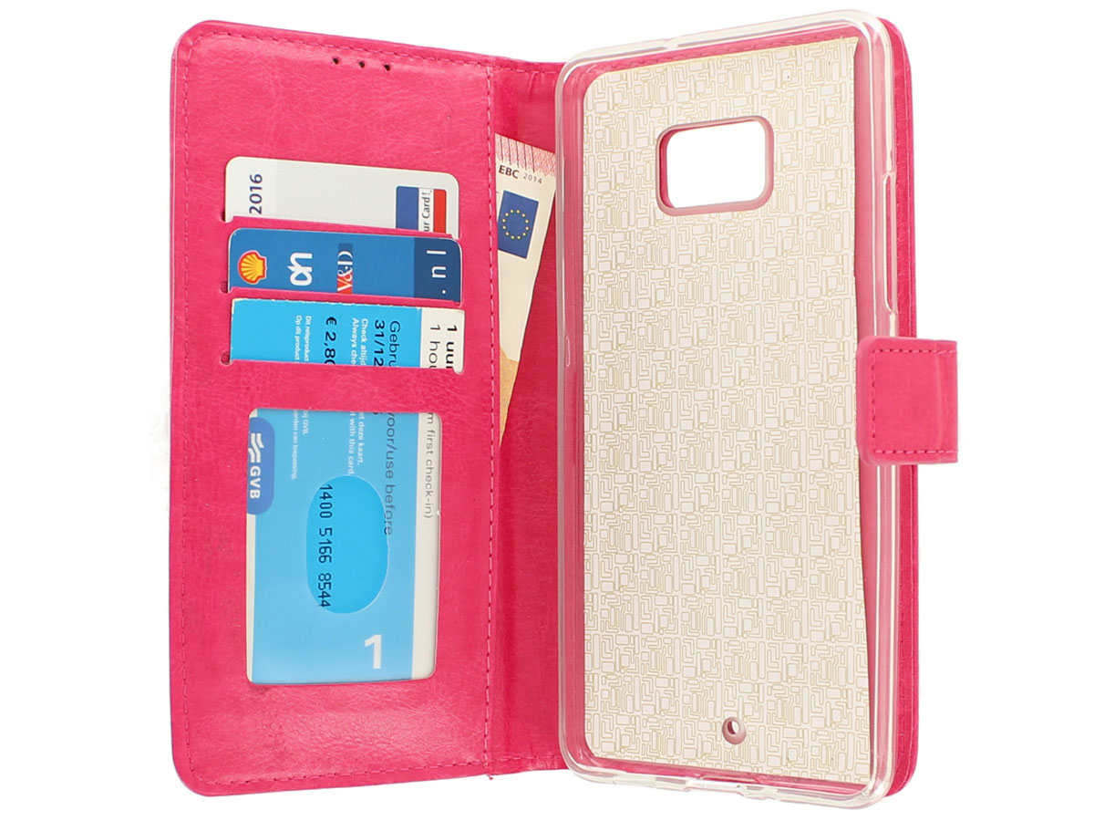 De volgende humor herstel HTC U Ultra Hoesje Roze Bookcase Flipcase Kopen?