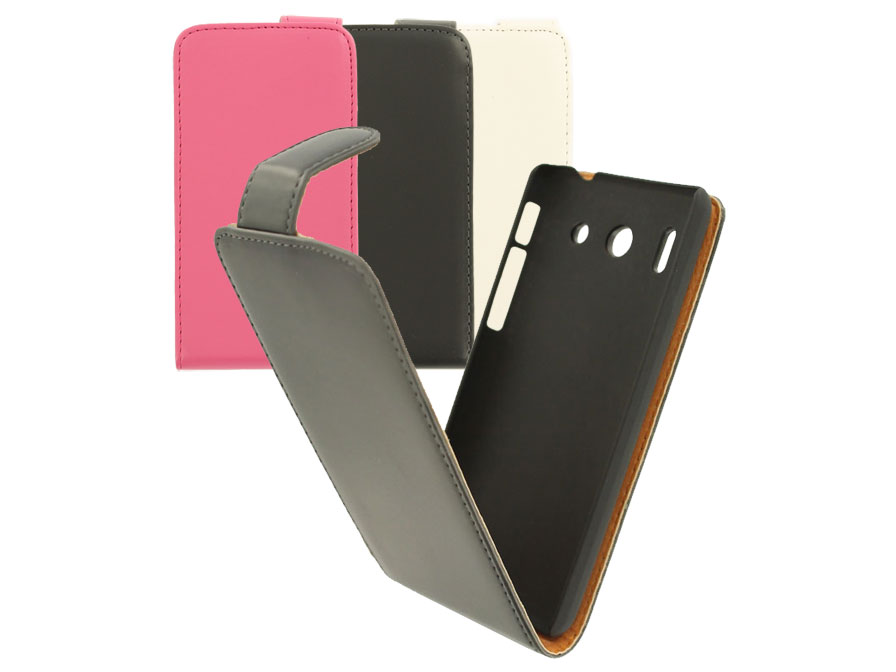 cent Streven Vol Classic Leather Case voor Huawei Ascend G510