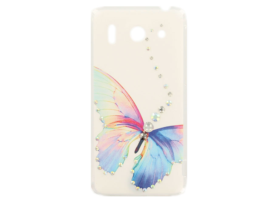 Zeehaven tolerantie woordenboek Butterfly Diamond Case Hoesje voor Huawei Ascend G510