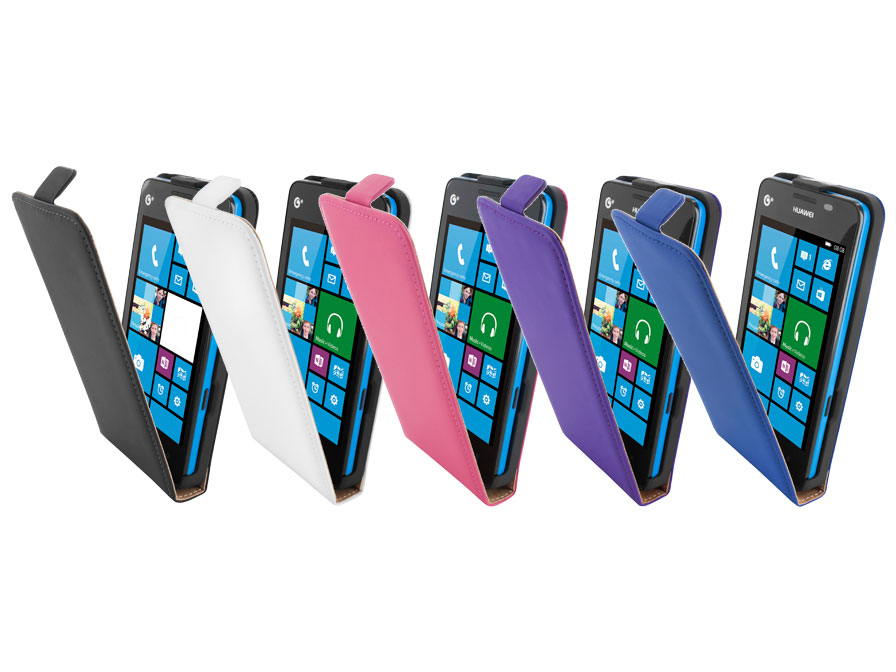 Maxim speelgoed andere Mobiparts Leren Flip Case | Huawei Ascend W2 hoesje