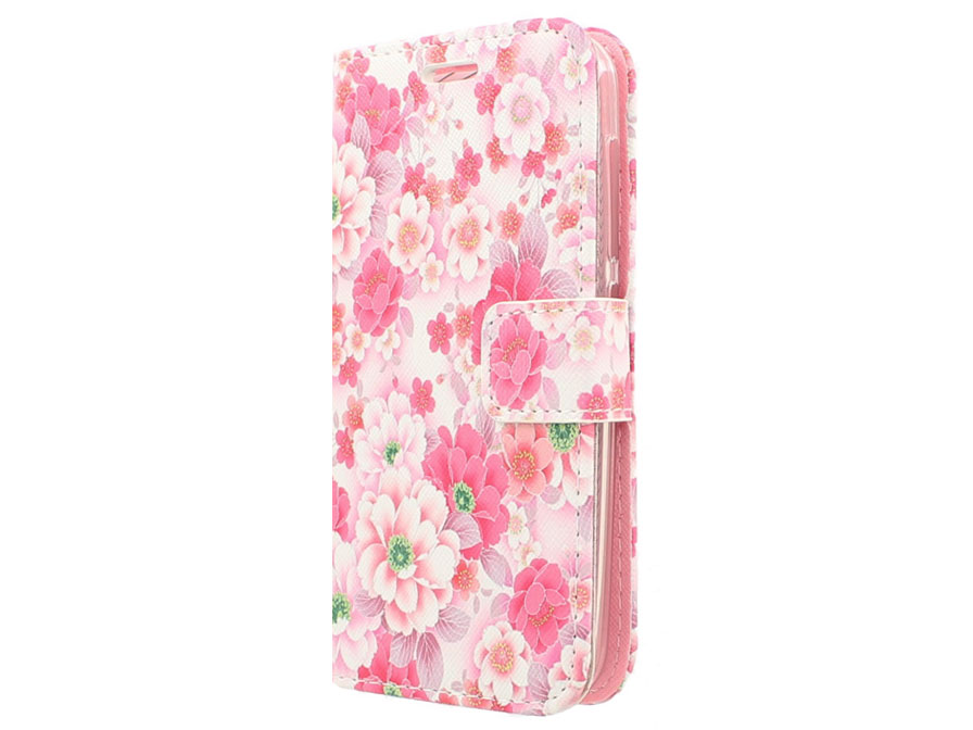 overschrijving Dokter chef Floral Book Case Hoesje voor Huawei Ascend Y540