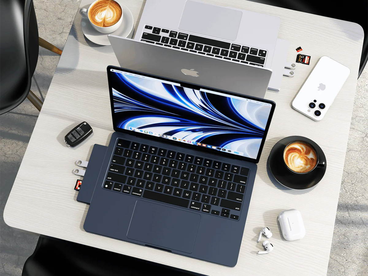 Satechi USB-C Pro Hub Slim voor MacBook - Midnight