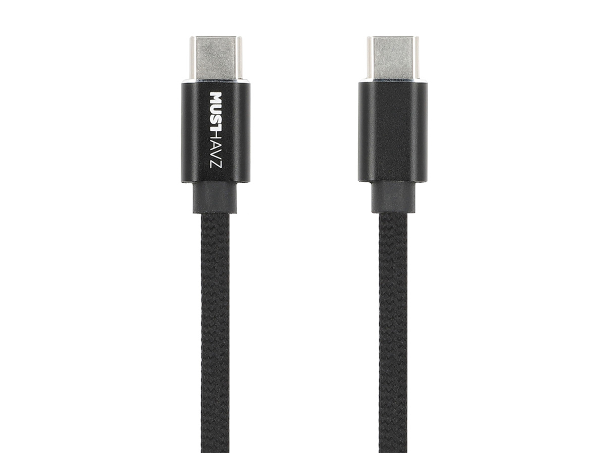 Musthavz Self Organising Magnetic USB-C naar USB-C Kabel 60W - 100cm