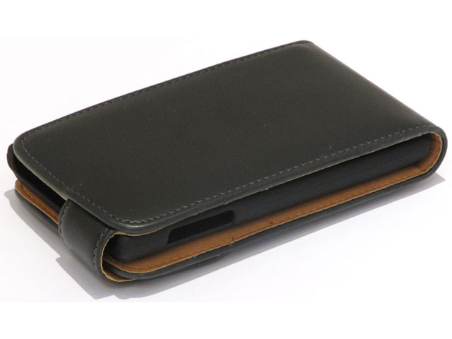 tafel Vorige Oorzaak Classic Leather Flip Case voor LG Optimus L5 (E610)