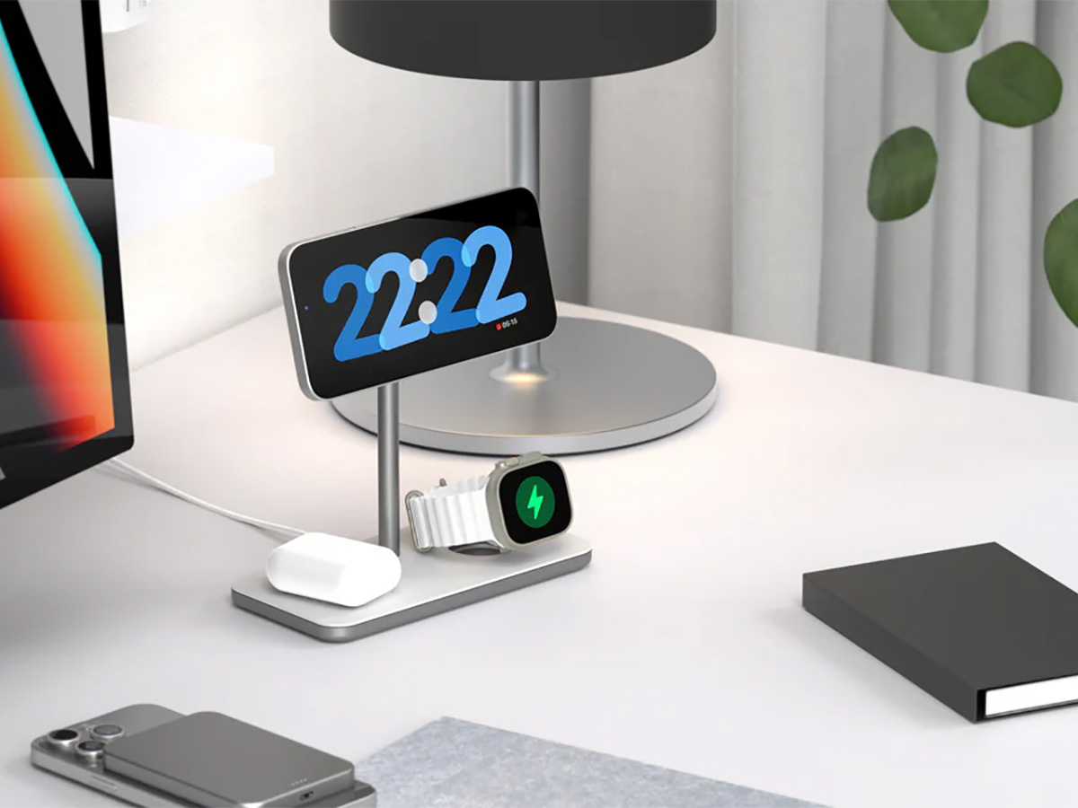 LINQ 3in1 Wireless Charging Stand - Qi2 en MagSafe Compatible