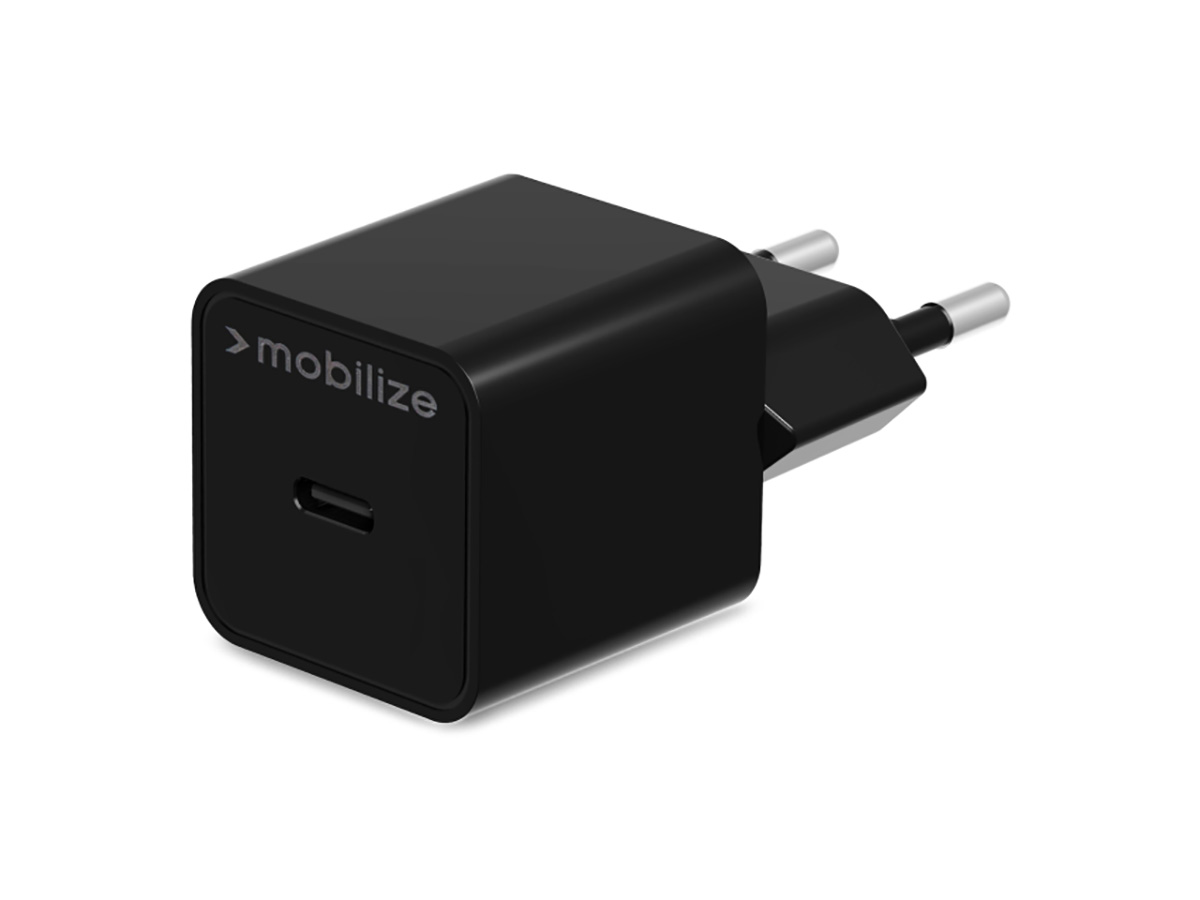 Mobilize 30W GaN Wall Charger USB-C Oplader - Zwart