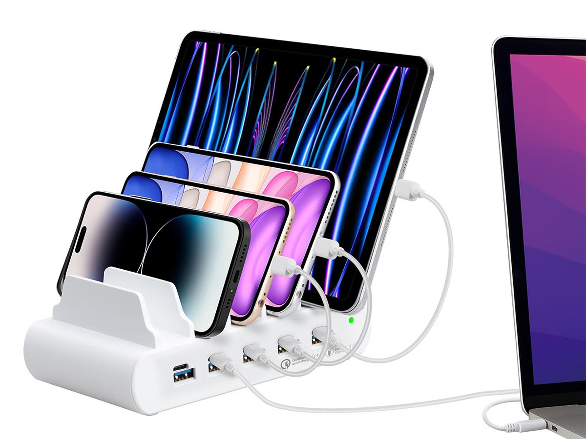 Musthavz Family Charging Station GaN 150W - Oplader voor 5 Devices