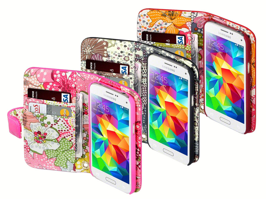 Meer concept sectie CaseBoutique Lily Wallet Case - Hoesje voor Samsung Galaxy S5 Mini