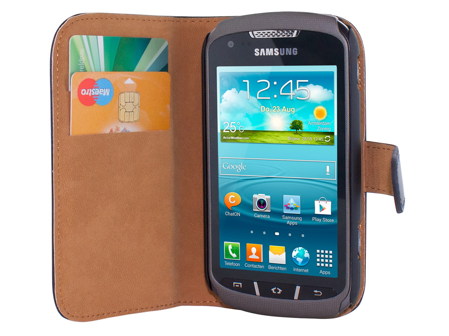 Mobiparts Leren Classic Wallet Case Samsung Galaxy Xcover 2 S7710 0328